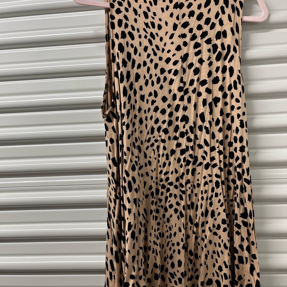 Apt. 9 Tan and Black Animal Print Tank Size XL - Picture 4 of 5